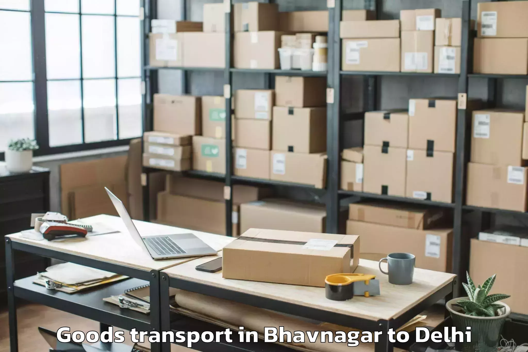 Top Bhavnagar to Indraprastha Institute Of Info Goods Transport Available